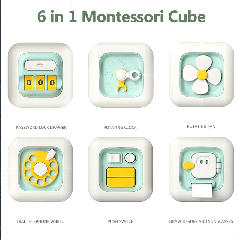 Montessori Educational Cube